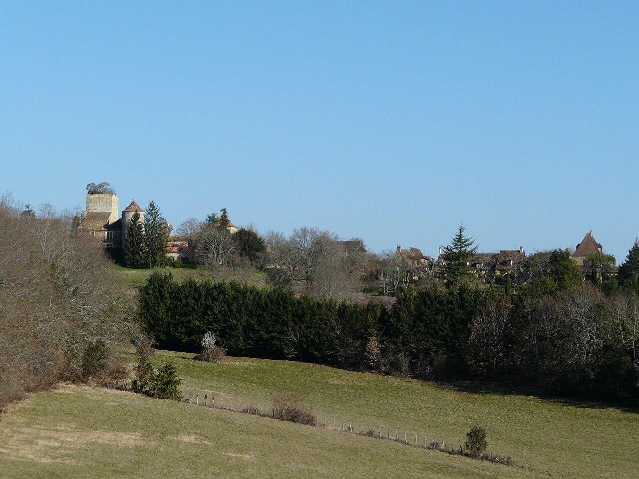 Vue du village de Baneuil